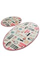 Set covorase de baie, L'essentiel Maison, Make Up Djt, Multicolor