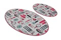 Set covorase de baie, L'essentiel Maison, Make Up Djt, Multicolor