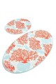 Set covorase de baie, L'essentiel Maison, Moss Djt, Multicolor