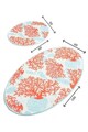 Set covorase de baie, L'essentiel Maison, Moss Djt, Multicolor