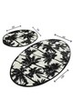 Set covorase de baie, L'essentiel Maison, Palm Djt, Multicolor