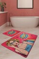 Set covorase de baie, L'essentiel Maison, Pop Art, Multicolor