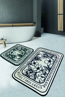 Crem;Negru, 60x100 cm