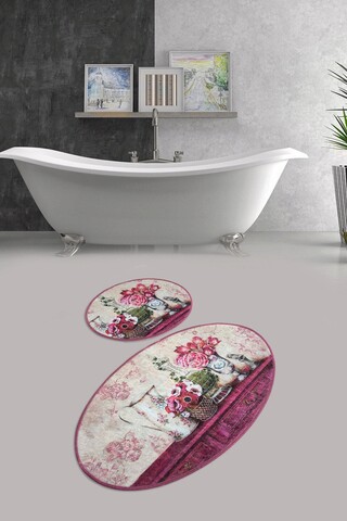 Set covorase de baie, L'essentiel Maison, Vintage Djt, Multicolor
