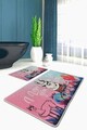 Set covorase de baie, L'essentiel Maison, White Lama, Multicolor