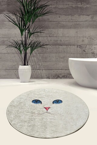 Covoras de baie, L'essentiel Maison, Blue Eyes Djt, Multicolor