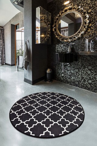 Covoras de baie, L'essentiel Maison, Kupa Siyah Djt, Multicolor