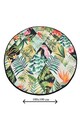Covoras de baie, L'essentiel Maison, Patch Djt (100 cm), Multicolor