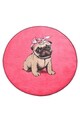 Covoras de baie, L'essentiel Maison, Pink Pug Djt (100 cm), Multicolor