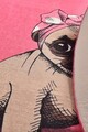 Covoras de baie, L'essentiel Maison, Pink Pug Djt (100 cm), Multicolor