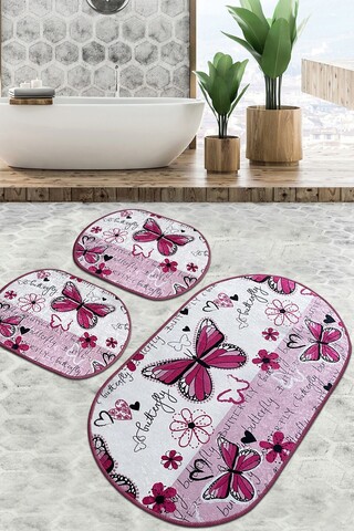 Set covorase de baie, L'essentiel Maison, Danous Djt, Poliester, Multicolor