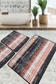 Set covorase de baie, L'essentiel Maison, Flang, Poliester, Multicolor