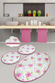 Set covorase de baie, L'essentiel Maison, Frezya, Poliester, Multicolor