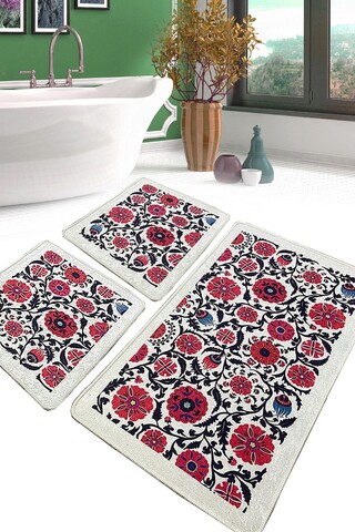 Set covorase de baie, L'essentiel Maison, Sheffield, Poliester, Multicolor