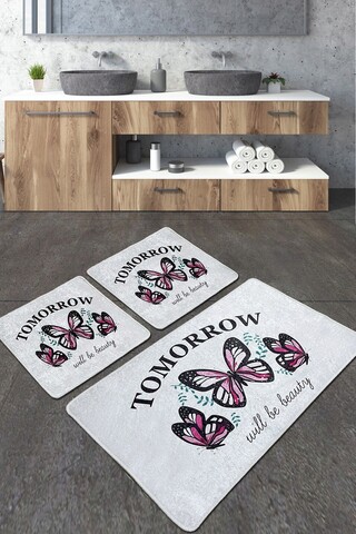 Set covorase de baie, L'essentiel Maison, Tomorrow Djt, Poliester, Multicolor