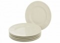 Set farfurii  6 piese Cassette, Duo, 21.2 cm, portelan, alb
