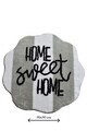 Covoras de baie, Chilai, Home Sweet Home, Acril, Multicolor