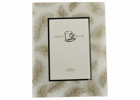 Rama foto Ivy, Duo, 20 x 25 cm, sticla, bej