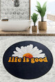 Covoras de baie, L'essentiel Maison, Life Is Good Djt (160 cm), Poliester, Multicolor