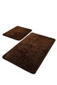 Set covorase de baie 2 piese, Chilai, Havai, Acril, Maro