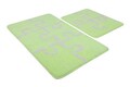 Set covorase de baie 2 piese, Chilai, Puzzle, Acril, Multicolor