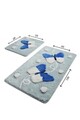 Set covorase de baie 2 piese, Chilai Home, Mari, Acril, Multicolor
