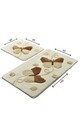 Set covorase de baie 2 piese, Chilai Home, Mari, Acril, Multicolor