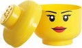 Girl L tárolódoboz, LEGO, 850 ml, polipropilén, sárga
