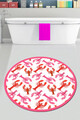 Covoras de baie, L'essentiel Maison, Homard Djt (200 cm), Poliester, Multicolor