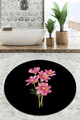 Covoras de baie, L'essentiel Maison, Sitivo Djt, Poliester, Negru / Roz / Verde