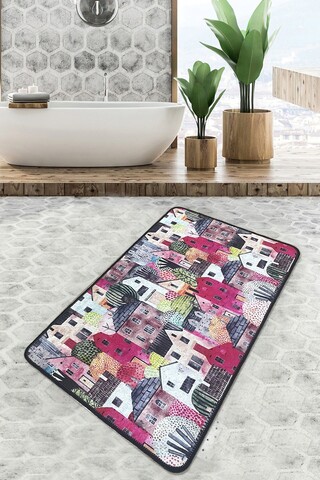 Covoras de baie, L'essentiel Maison, Fale, Poliester, Multicolor