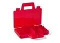 Cutie de depozitare To Go, LEGO, 4 x 16 x 19 cm, polipropilena, rosu