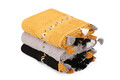 Set prosoape de baie 3 piese, Cotton Box, Asorti, Bumbac, Negru / Muștar / Gri