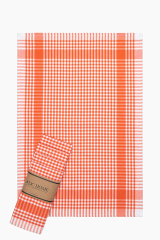 Set prosoape, Hermia, 192DCH1672, 85% bumbac / 15% poliester, Se poate spala la masina pana la maximum 30-40 grade Celsius, Portocaliu