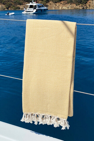 Prosop de plaja, L'essentiel Maison, Likya, Galben mustar