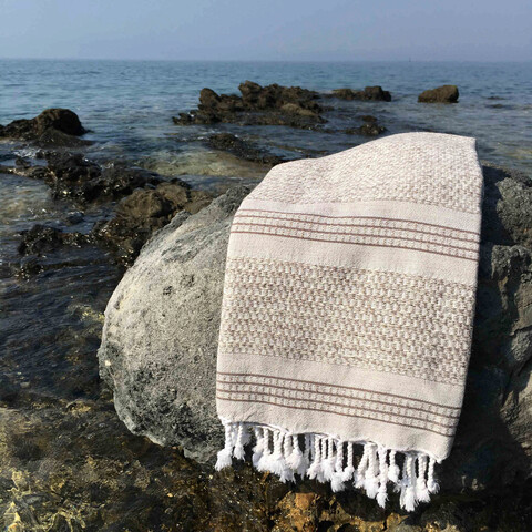 Prosop de plaja, L'essentiel Maison, Linen, Maro