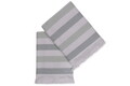 Set prosoape de maini 2 piese, Hobby, Stripe, Bumbac, Verde/Alb