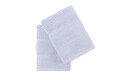 Set prosoape de baie 2 piese, Hobby, Daniela, Microbumbac, Albastru deschis