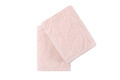 Set prosoape de maini 2 piese, Hobby, Estela, Microbumbac, Roz pudra