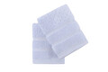 Set prosoape de baie 2 piese, Hobby, Arella, Microbumbac, Albastru deschis