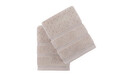 Set prosoape de maini 2 piese, Hobby, Arella, Microbumbac, Maro deschis
