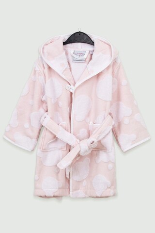 Halat de baie pentru copii, Irya Home, Bear, Bumbac, Roz pudra