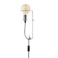 Lampa de perete Opviq Pota, 9x30 cm, E27, 100 W, crom