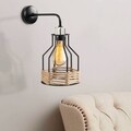 Lampa de perete Opviq Fiko, 27x33 cm, E27, 100 W, negru