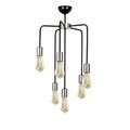 Candelabru Opviq Denge, 6 x E27, 40W, negru