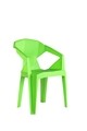 Scaun Heinner, 54x55x80 cm, plastic, verde