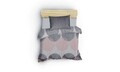 Lenjerie de pat pentru o persoana (DE), Leron - Grey, Cotton Box, Bumbac Ranforce