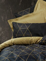 Lenjerie de pat pentru o persoana (DE), Veta - Gold, Cotton Box, Bumbac Ranforce