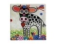 Suport pentru pahar Smile Style Betsy, Maxwell & Williams, 9 x 9 cm, pluta ceramica, multicolor
