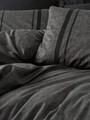 Lenjerie de pat dubla King (FR), Bitter - Anthracite, Cotton Box, Bumbac Ranforce